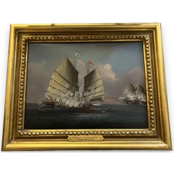 Tableau \"Chinese War Junks\"