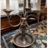 Lampe bouillotte Cor de chasse argentée