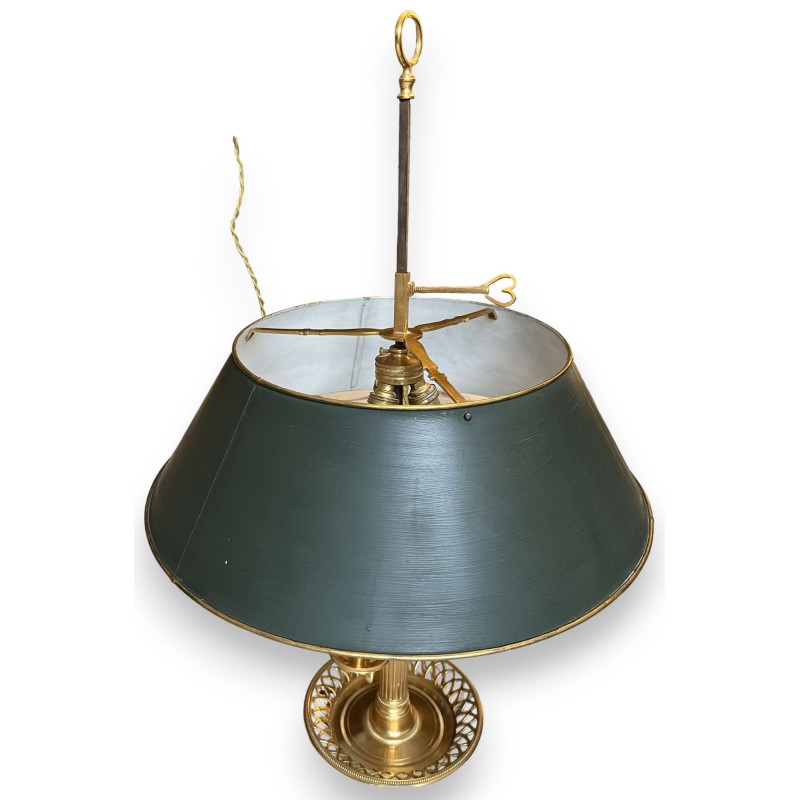 Lampe bouillotte Directoire dorée