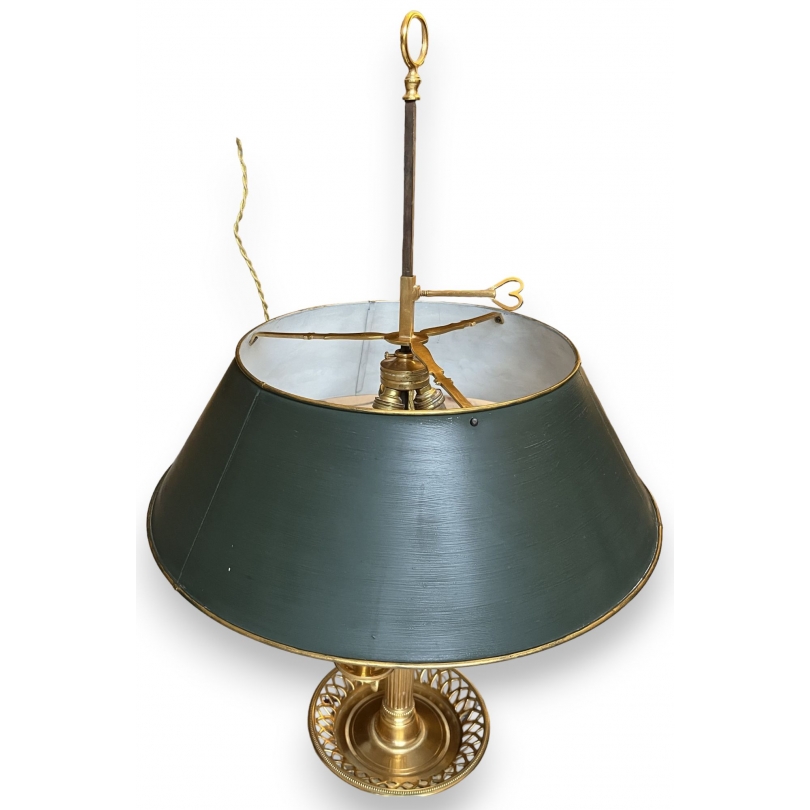 Lampe bouillotte Directoire dorée