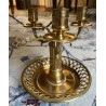 Lampe bouillotte Directoire dorée