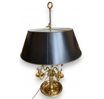 Lampe bouillotte style Louis XVI dorée