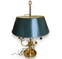 Lampe bouillotte Cor de chasse dorée