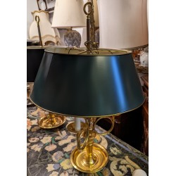 Lampe bouillotte Cor de chasse dorée
