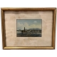Gravure "Genève L'Isle de J.J. Rousseau"