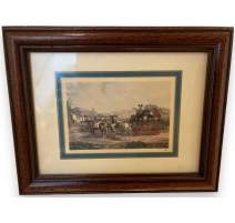 Gravure "Calèche" Pl. 1