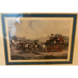 Engraving ‘Calèche’, Plate 1