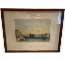 Gravure "Genève" par DEROY