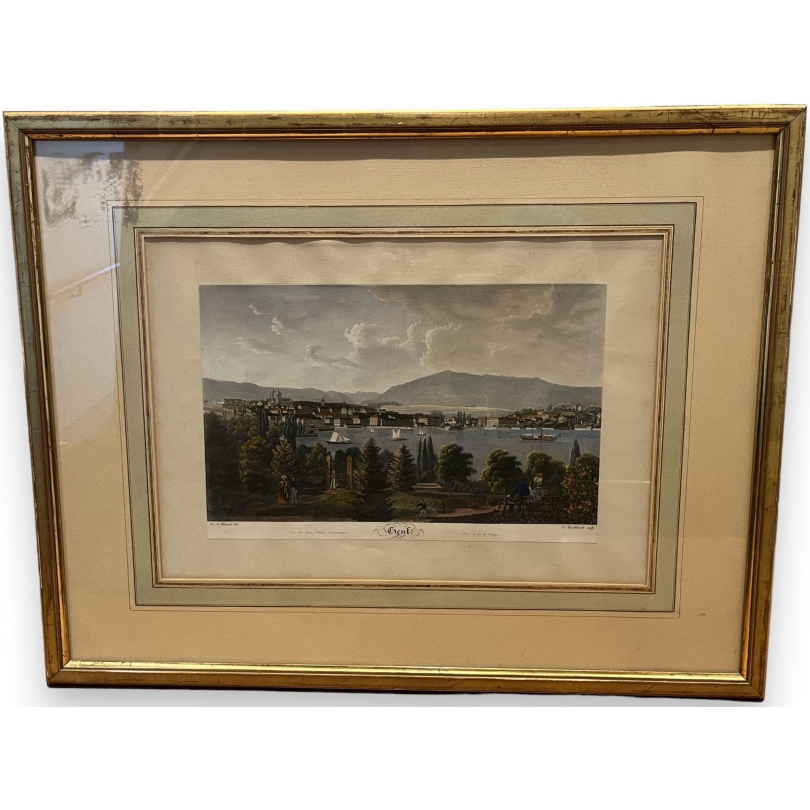 Gravure "Genf" par D. A. SCHMIED