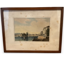 Gravure "Genève" par DEROY