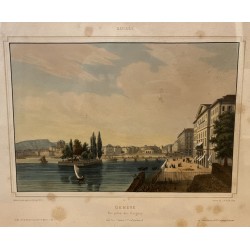 Engraving entitled ‘Geneva’ by DEROY