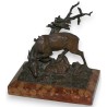 Bronze sculpture ‘ Doe and her fawn’. at  Moinat SA  – Antiques and decorative items