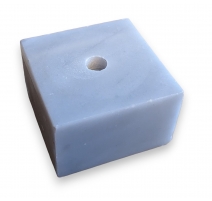 Socle en marbre gris carré