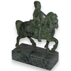 Bronze \"Chevalier romain\".