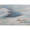 Tableau \"Scène de neige\" signé J. WEISMANN 1930