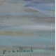 Tableau "Le Pont sur l'Oise" signé P. COLLOMB