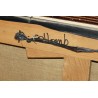 Tableau \"Le Pont sur l\'Oise\" signé P. COLLOMB