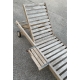 Chaise-longue Capri en teck