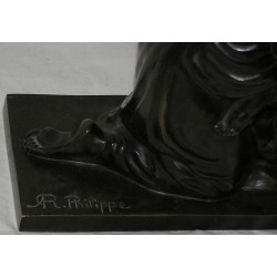 Bronze sculpture ‘Woman and Child’. at Moinat SA – Antiques and Decorative Arts