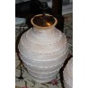 Paire de lampes en terre cuite
