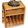 Etagère en orme par Roland HAEUSLER pour REGAIN