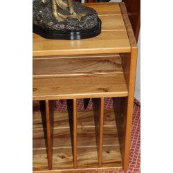 Etagère en orme par Roland HAEUSLER pour REGAIN