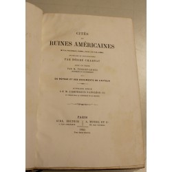 Livre \"Cités et ruines américaines\" par D. Charnay