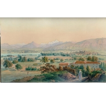 Print of Geneva "Petit-Saconn
