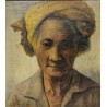 Tableau \"Portrait\" signé