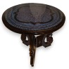 Small black lacquered coffee table
