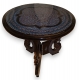 Petite table basse laquée noir