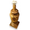 Lampe en bois tourné