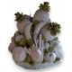 Panier de fruits et légumes en céramique blanche