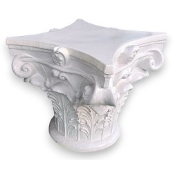 Socle en céramique blanche