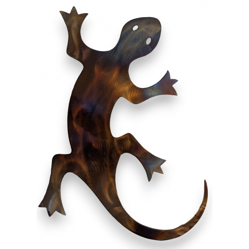 Lézard en métal