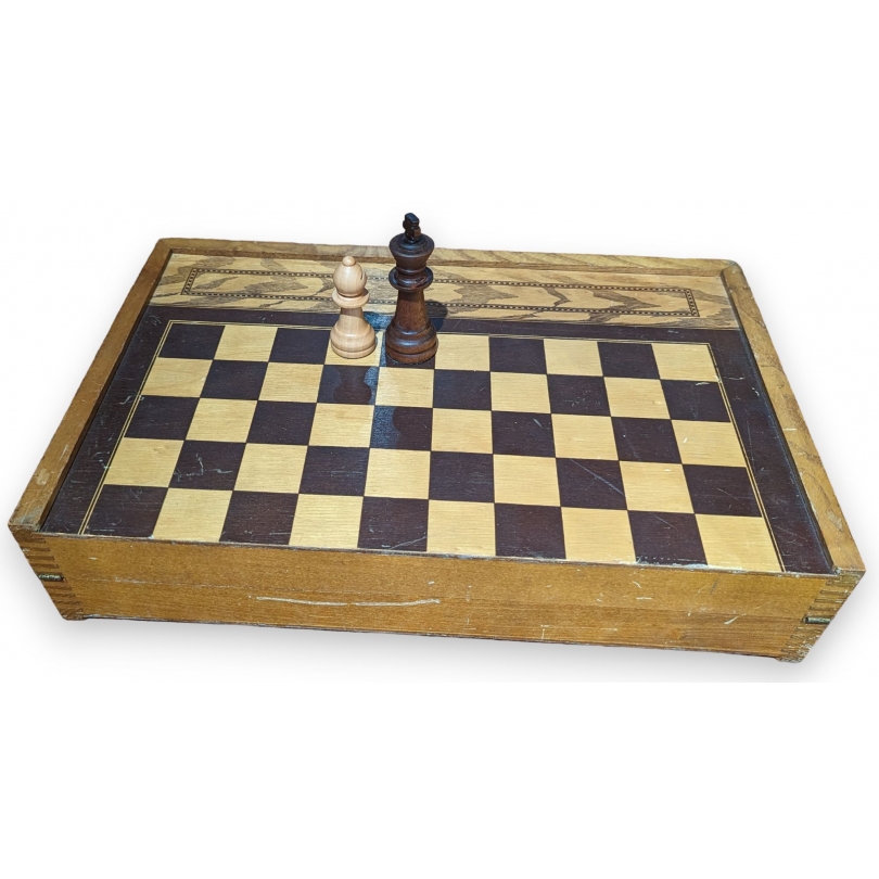 Boite à jeux Echec et backgammon