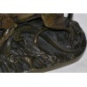 Bronze "Leopard and Monitor Lizard" signed BARYE, from Moinat SA – Antiques and decorative arts