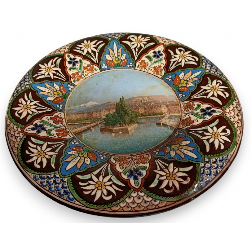 Assiette de Thoune "Île Rousseau"