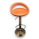 Fauteuil de bar orange ajustable