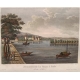 Gravure "Monument de la Harpe à Rolle"