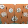 Paravent à 4 volets, décor assiettes