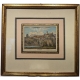 Gravure aquarellée "Aubonne"