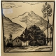 Gravure "Ollon" signé FAY