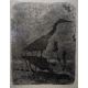 Gravure "Héron" signée Robert HAINARD