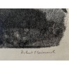 Engraving entitled ‘Héron’, signed by Robert HAINARD