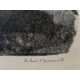 Gravure "Héron" signée Robert HAINARD