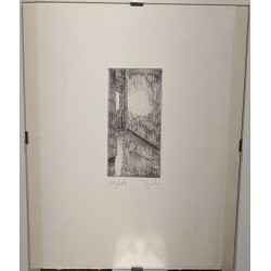 Lithograph entitled ‘Window’, signed? 132/220