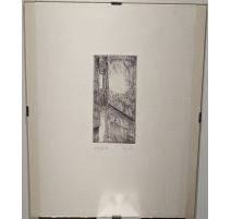 Lithographie "Fenêtre" signée ? 132/220