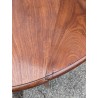 Mesa redonda de caoba con alas abatibles y 3 extensiones en  Moinat SA  - Antigüedades y decoración