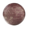 Small Mercator table globe, burgundy